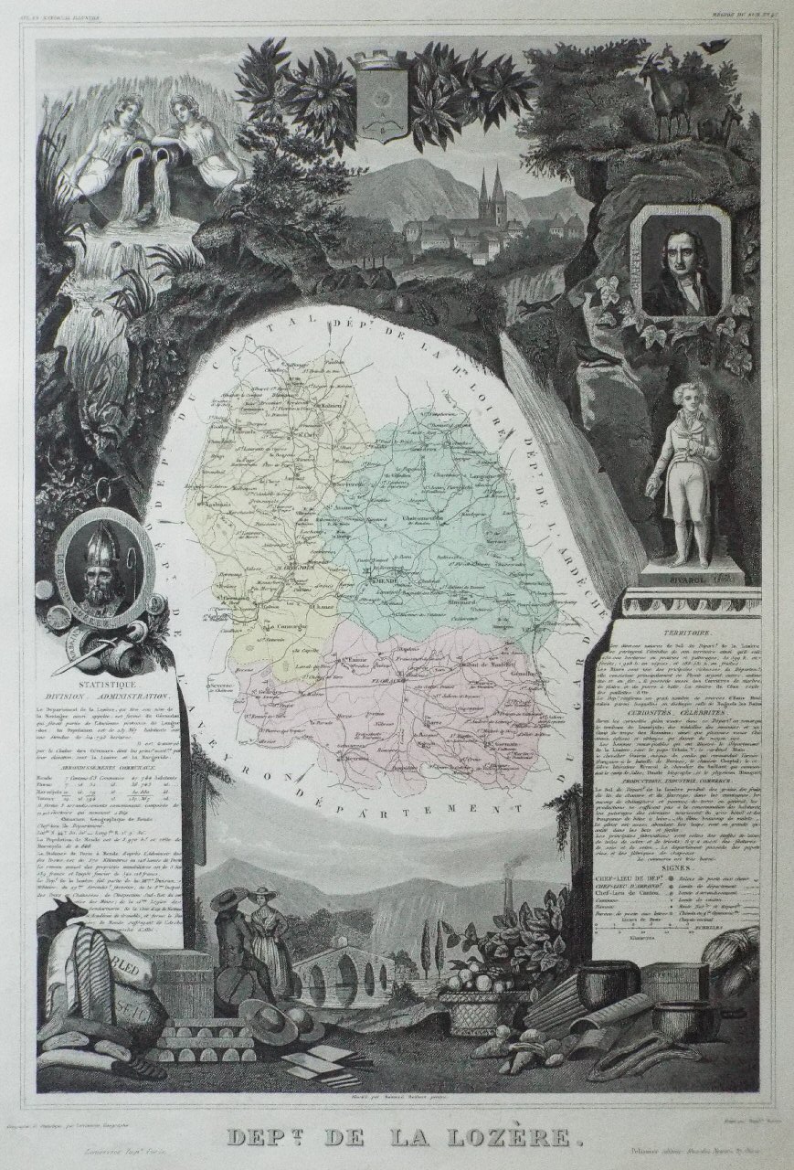 Map of Lozere